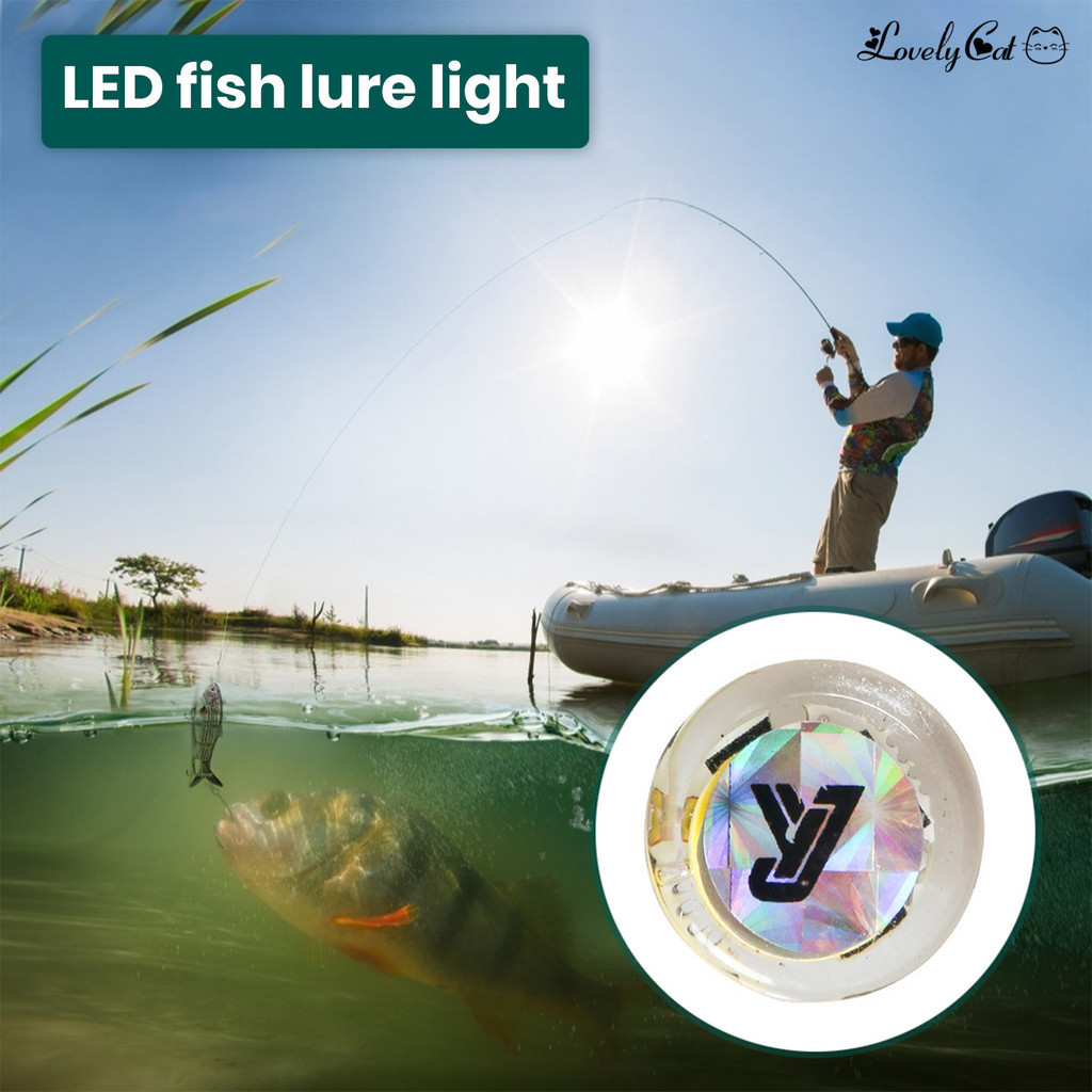 [開拓者]LED誘魚眼燈誘魚燈電子發光路亞魚餌水下集魚燈(頻道)