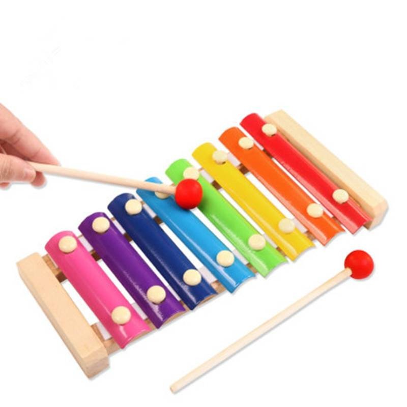 木製樂器兒童手敲打擊樂器寶寶益智音樂玩具打擊木琴玩具
