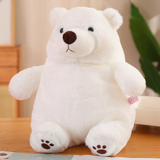 可愛北極熊 哈士奇公仔 布娃娃 毛絨玩具 兒童睡覺 安撫抱枕 生日禮物 儿童礼物