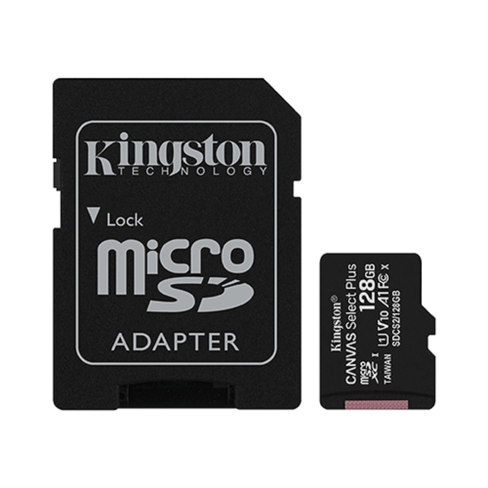 【Kingston 金士頓】Canvas Select Plus microSD 128GB 記憶卡