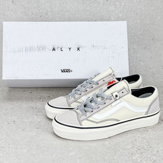 范斯 Alyx x Vans Vault OG Style 36 LX 白色低幫休閒運動鞋