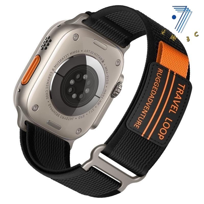 升級二代 尼龍回環錶帶 適用 Apple Watch S11 10 9 SE3 44/45/49MM 42/46MM