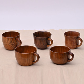 實木咖啡杯 保溫情侶水杯 環保咖啡廳創意盃子