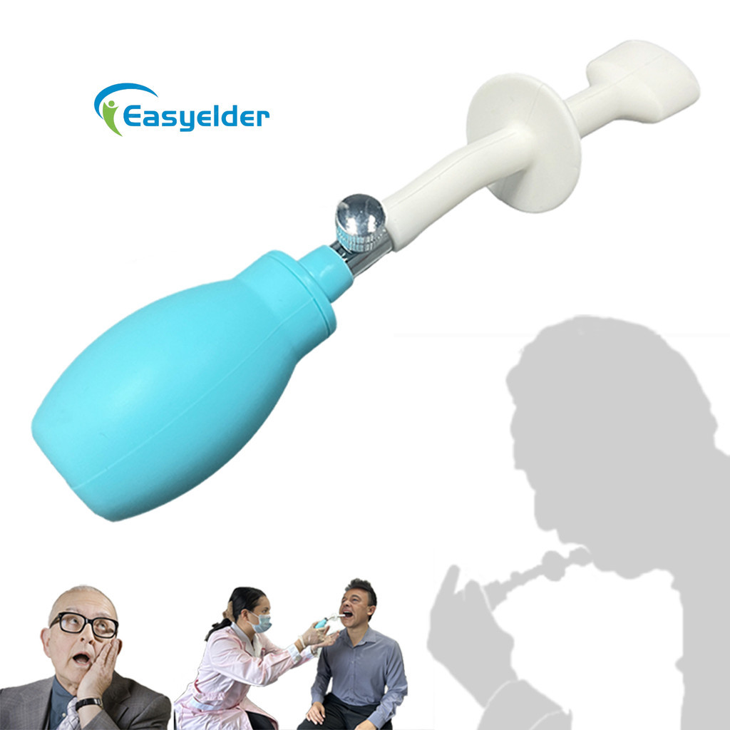 Easyelder 矽膠舌頭訓練器、舌頭中風輔助器、口腔吸力工具 - 增強吸力和傾斜手柄,用於有效的口腔康復