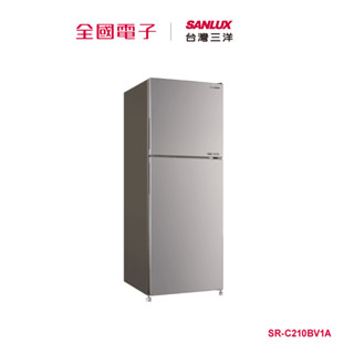 台灣三洋210L變頻雙門電冰箱 SR-C210BV1A 【全國電子】