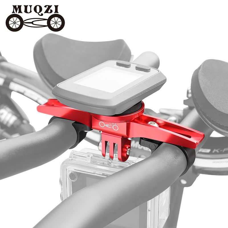 Muqzi Bike TT 車把電腦支架適用於 Garmin Bryton Wahoo 電腦適配器運動相機支架運動相機底