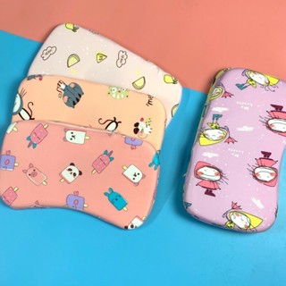 記憶乳膠枕適合 1 至 4 歲嬰兒,帶可拆卸枕套,嬰兒頭部防下垂橡膠枕