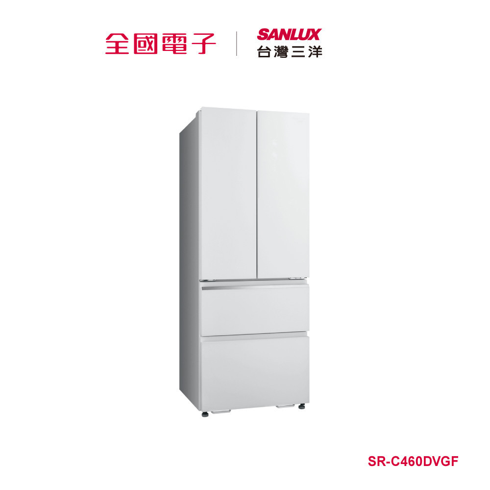 台灣三洋460L四門對開雙抽屜電冰箱  SR-C460DVGF 【全國電子】