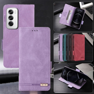 蝦皮優選適用於 OPPO Reno 12 Pro 翻蓋手機殼皮革卡槽錢包 收納卡包全包防摔保護殼Reno 11F手機殼