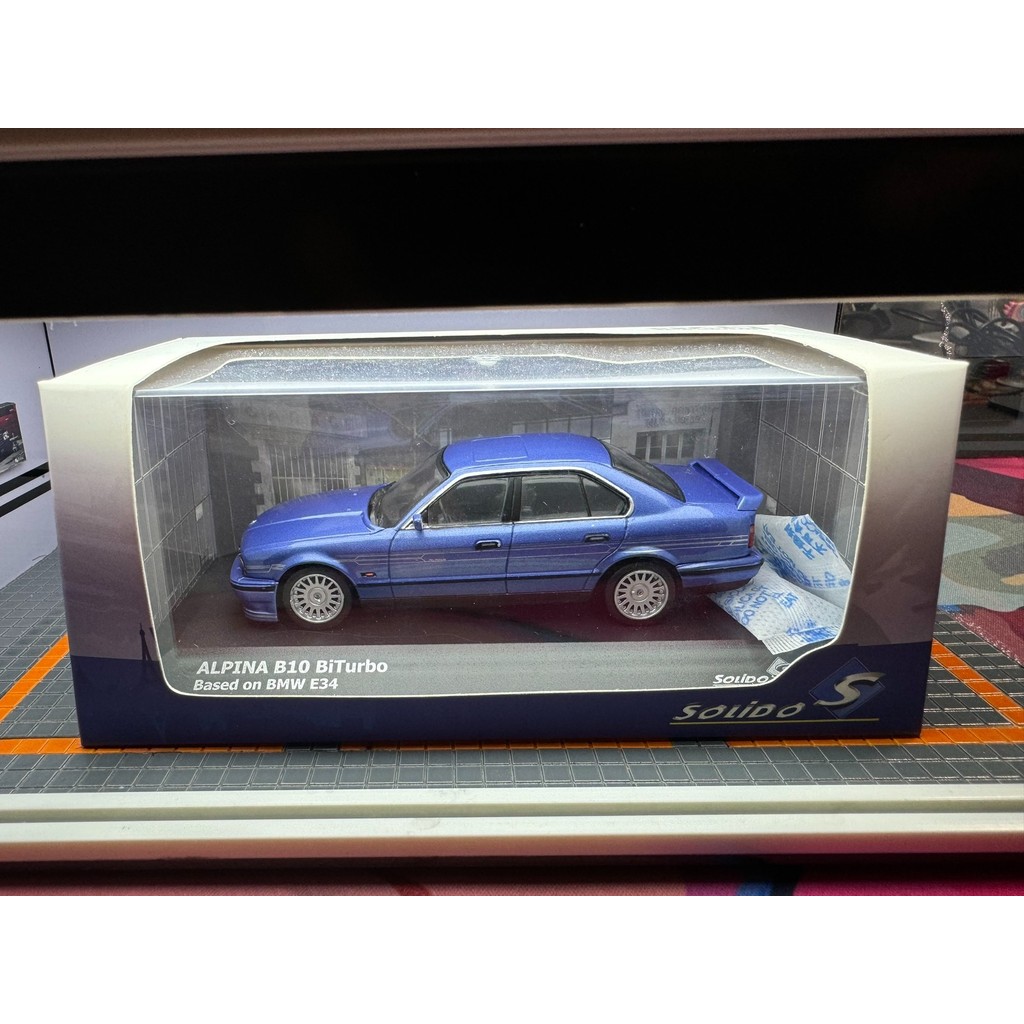 1 43 寶馬 alpina b10 solido 合金汽車模型 車模
