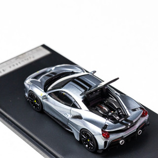 ichilan模型1:64法拉利Novitec 488 Pista啟動艙閤金汽車模型