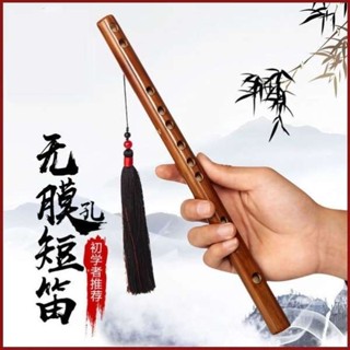 竹笛 英式直笛 高音直笛 迷你短笛無膜孔橫笛學生入門竹笛初學者兒童成人樂器女隨身小笛子