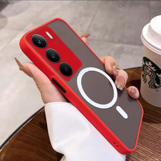 Oppo Realme C75 4G 14X 5G 防摔 TPU 保護硬殼保護套帶磁性貼紙手機殼