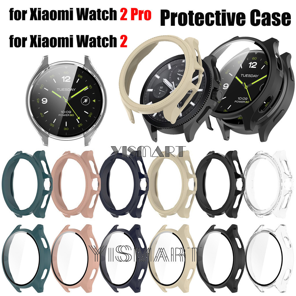 XIAOMI MI XIAOMI 適用於小米 Mi Watch 2 Pro 保護套配件的全能玻璃屏幕保護殼