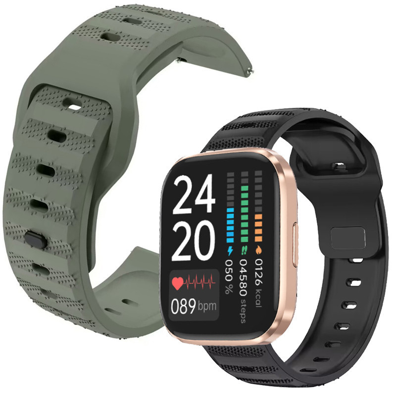 人因科技矽膠錶帶 MWB270 智能手錶錶帶軟腕帶運動手鍊配件
