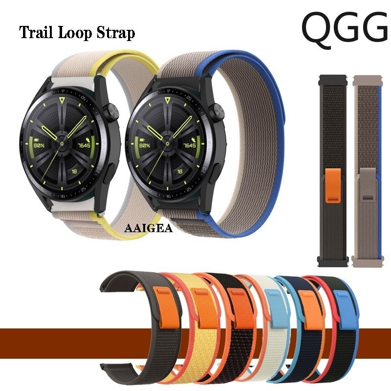 Trail Loop 野徑尼龍回環錶帶 適用於華為手錶GT4 46mm GT3 SE Pro GT2 42mm 46mm