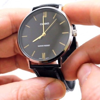 CASIO卡西歐男女情侶手錶簡約石英對錶MTP-VT01L-1BUDF新款現貨