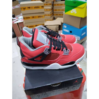 高品質 Air Jordan 4 AJ4 Toro Bravo Raging Bull 紅黑男女鞋 308497-603