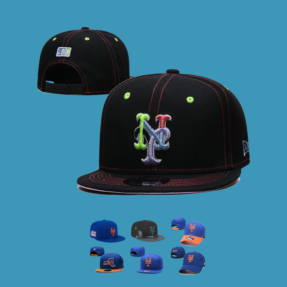 MLB 調整帽 紐約大都會 New York Mets 棒球帽 男女通用 可調整 彎帽 平沿帽 運動嘻哈帽
