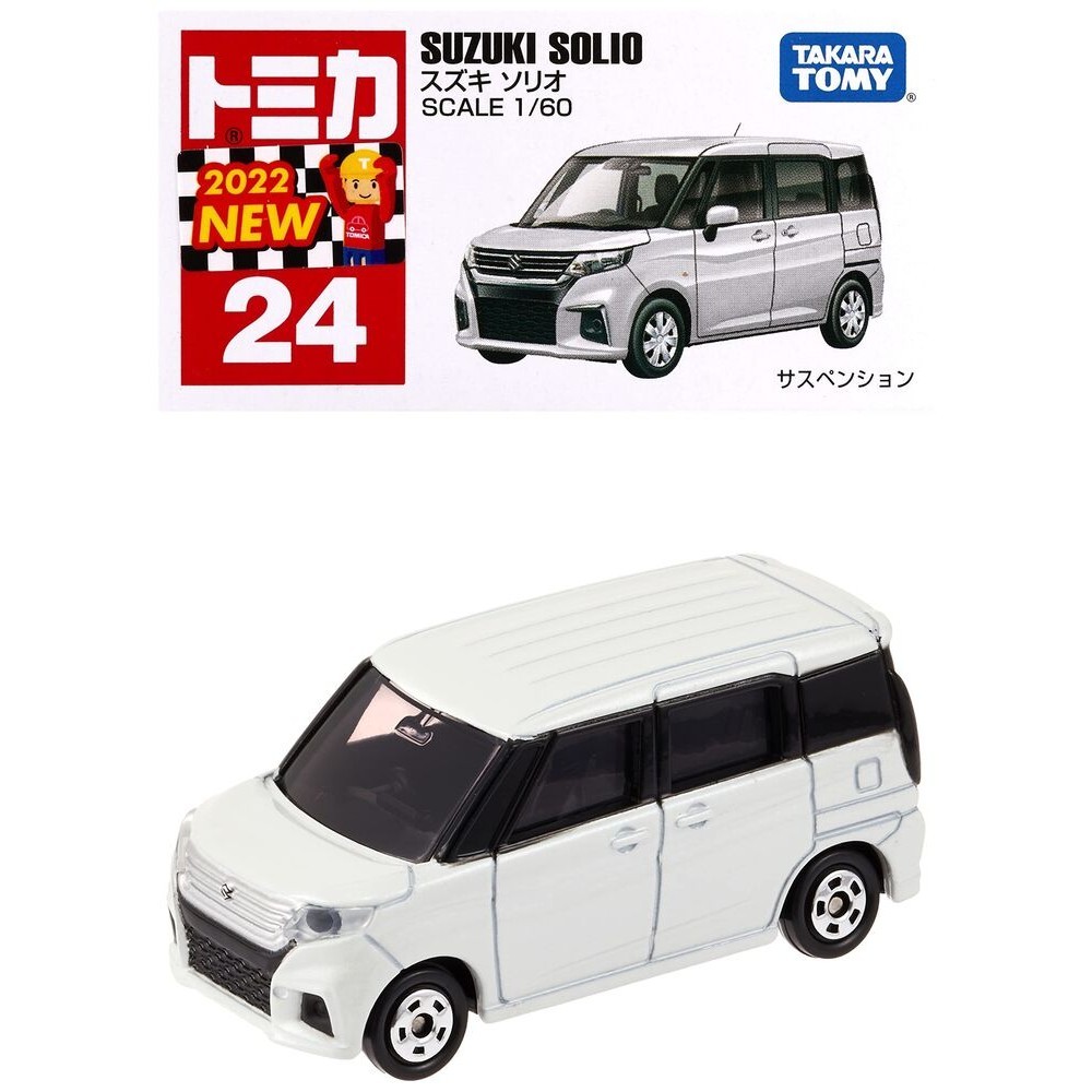 Takara Tomy Tomica No.24 Suzuki Solio Box 迷你汽車玩具 3+ 安全認證
