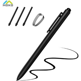 MOKO 磁性非凡 2 支筆,帶橡皮擦、EMR 手寫筆數字筆標記加,具有 4096 靈敏度和手掌排斥和傾斜,適用於卓越/