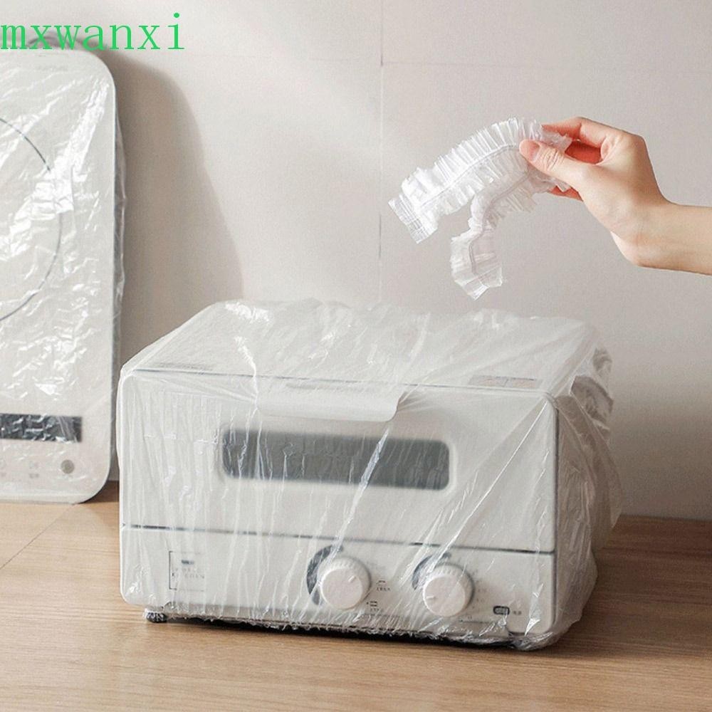 MXWANXI10Pcs電器蓋,大型透明家具塑料蓋,方便保護防塵防漏一次性塑料包裝烤箱