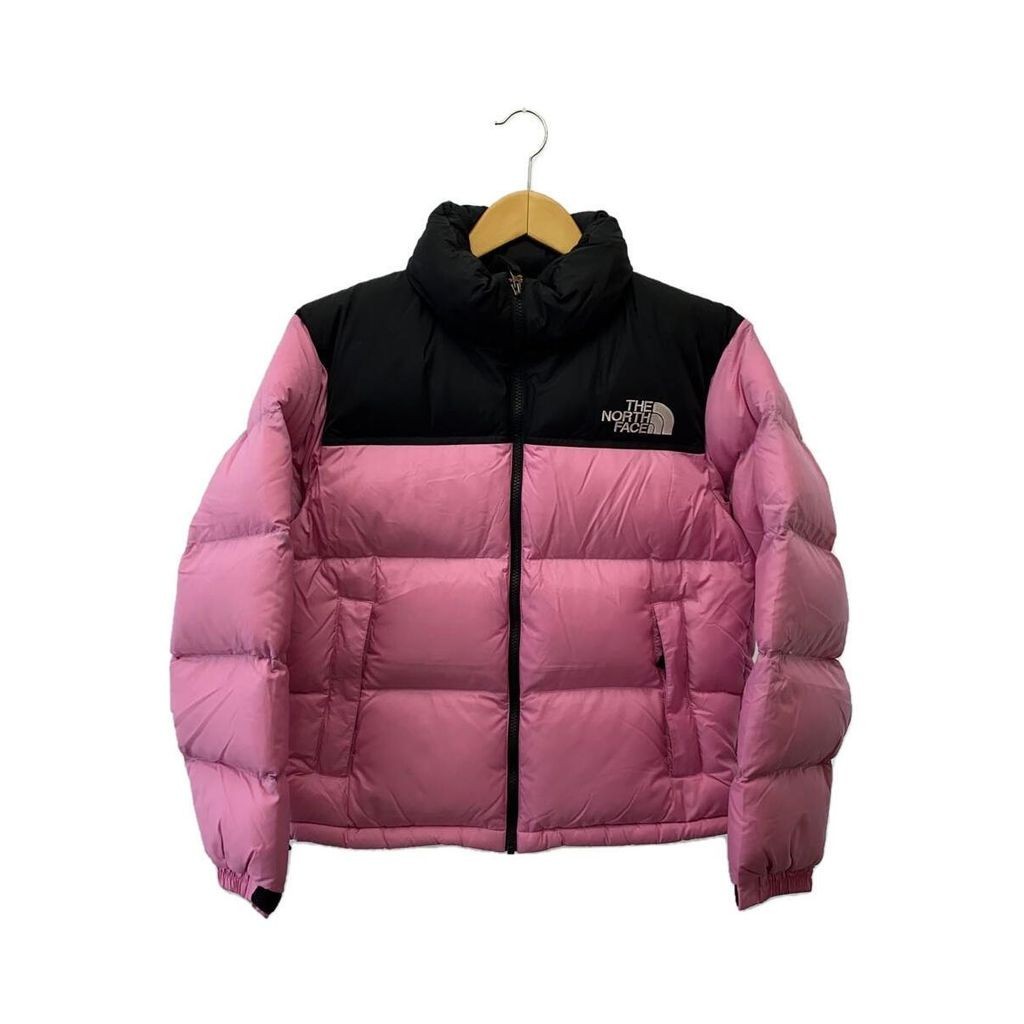 THE NORTH FACE 羽絨服 夾克外套NuptseXL 尼龍 粉色 短袖 日本直送 二手