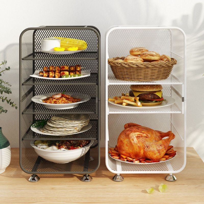 食物罩不鏽鋼剩菜剩飯收納櫃鏤空防蠅餐桌罩子