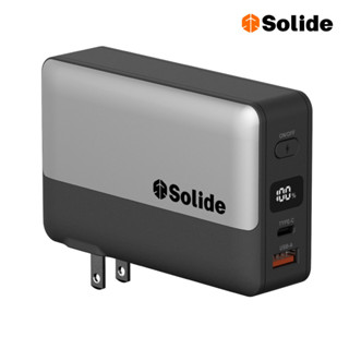 【solide索力得】38.5wh Mars火星10000mAh GaN氮化鎵AC插頭行動電源65W 可上飛機 亞瑟3C
