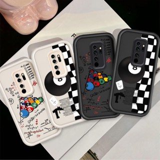 紅米 Note 8 紅米 Note 8Pro Redmi 9 可愛卡通矽膠數學功能防震保護套 TPU 手機殼情侶手機