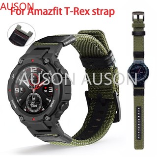 適用於華米Amazfit T-rex 3 2尼龍吉普錶帶T-rex pro A1918/Ares帆布透氣替換華米錶帶