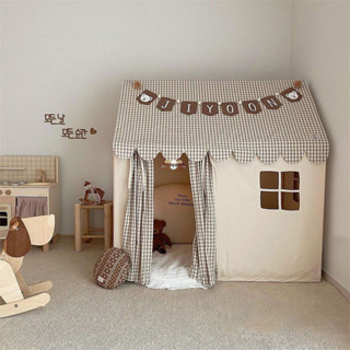 現貨 兒童遊戲親子帳篷韓國兒童房遊戲屋室內帳篷男女孩分床睡覺神器寶寶ins風玩具城堡