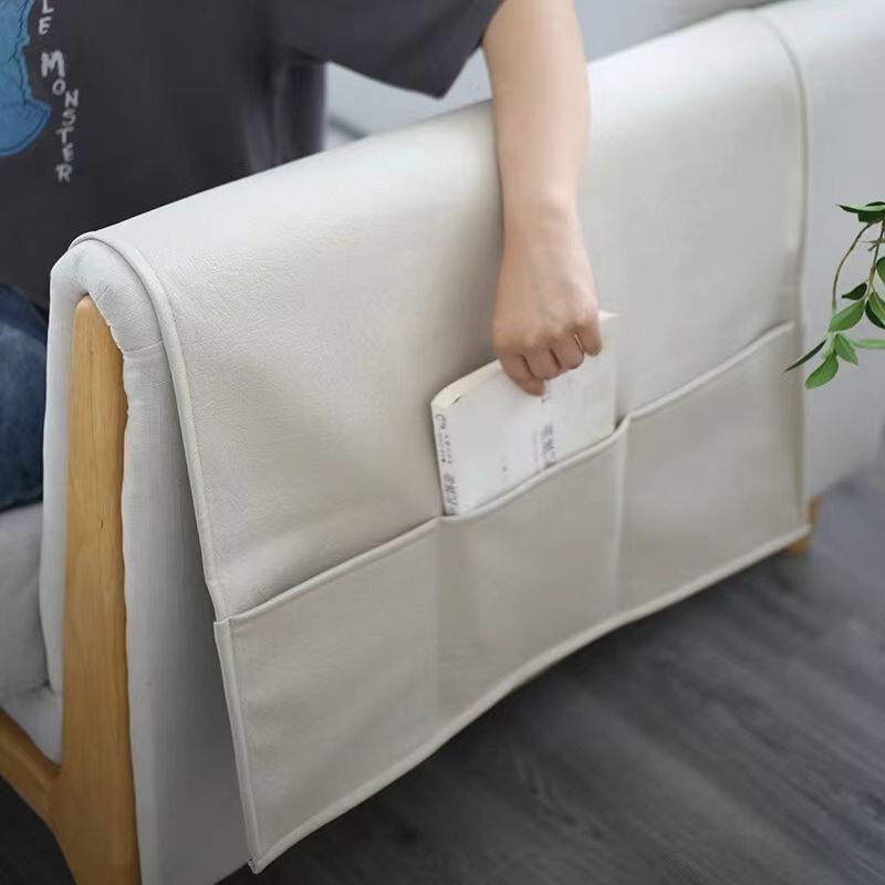 【台灣熱賣】沙發邊套側邊手扶兩側扶手 沙發邊收納袋床邊雜物整理 客廳掛袋蓋布