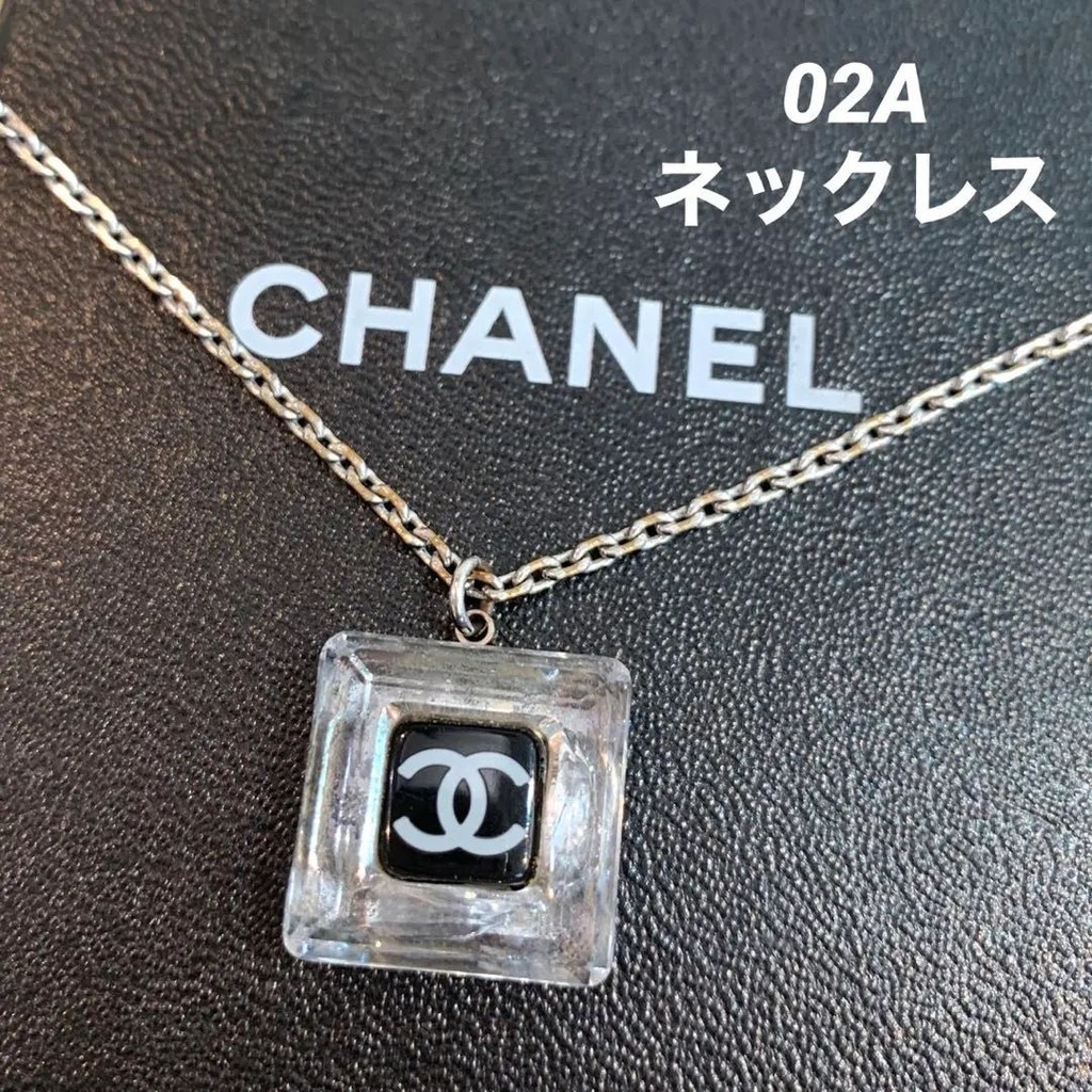 CHANEL 香奈兒 項鍊 鏈條 雙c標誌 日本直送 二手