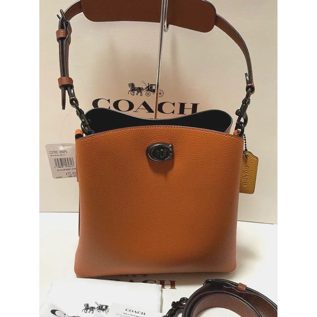 近全新 COACH 蔻馳 魚夫帽 Signature 多色 日本直送 二手