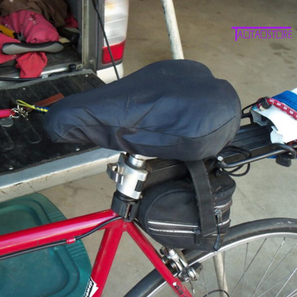 【西遇百貨】腳踏車坐墊防雨罩 山地車鞍座防雨罩PVC熱壓防雨罩腳踏車坐墊套