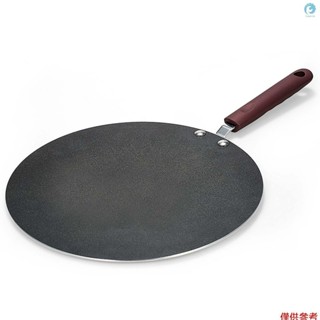 煎餅鍋可麗餅機平底鍋煎鍋帶塗抹器和抹刀可麗餅機煎鍋