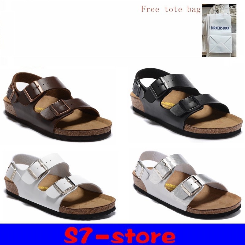 BIRKENSTOCK 【現貨】德國製造勃肯涼鞋拖鞋(帶盒托特包)