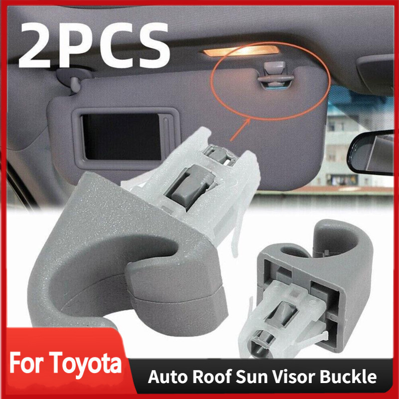 豐田 Toyota CAMRY COROLLA 米色/灰色 74348-06030 R9N9 2 PCS 汽車車頂遮陽板