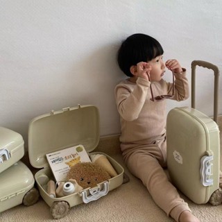 Rma新款✨ 兒童迷你收納行李箱 寶寶海邊渡假 過家家玩具 卡通行李箱 拉杆箱 模擬玩具