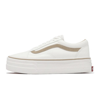 Vans 休閒鞋 V36CF 3SOLE OLD SKOOL 男女鞋 米白 厚底增高 日本線 6322760005