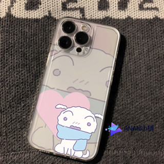ins可愛粉愛心小白適用蘋果16PRO手機殼iPhone15/14情侶13mini透明11全包7p卡通xsmax防摔軟殼