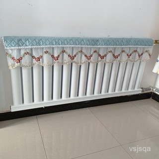 [現貨熱銷]暖氣罩暖氣簾家用短款暖氣防塵罩暖氣片套暖氣片護罩全包罩子美化