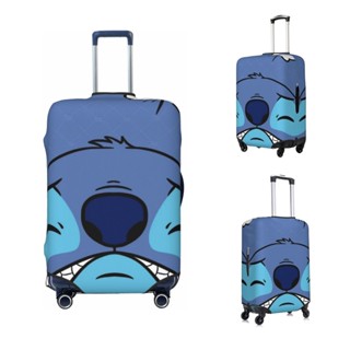 Lilo & Stitch 行李套藍色卡通防水防塵彈力加厚耐磨保護旅行箱套