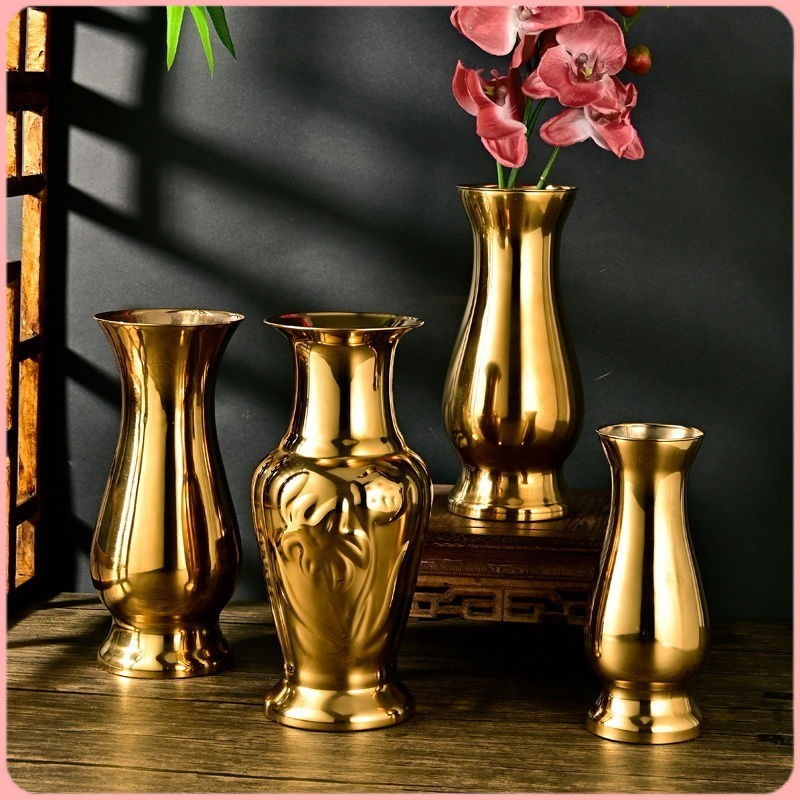 鈦合金花瓶 觀音花瓶 拜佛花瓶 花瓶佛具 拜拜花瓶 花瓶 神桌花瓶 佛堂插花花瓶 傢用蓮花瓶