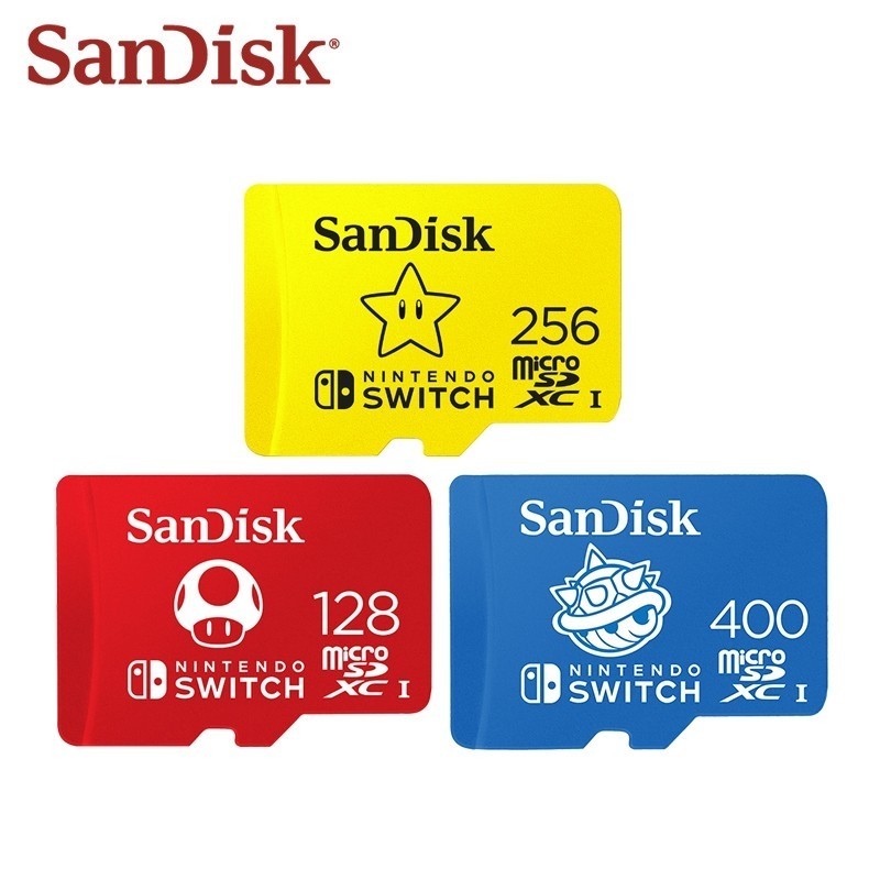 任天堂 Sandisk/原裝存儲卡/適用於nintendo Switch/、Micro SD、TF、高速