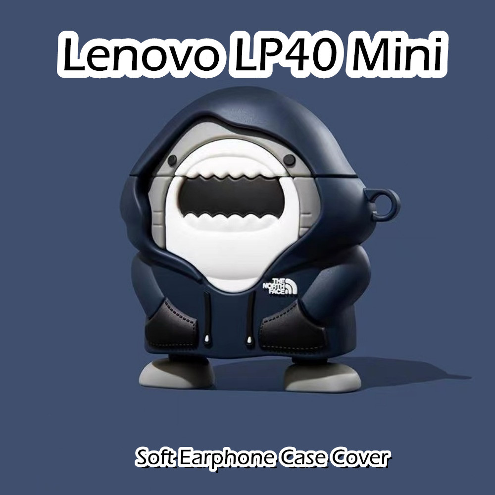 LENOVO [imamura] 適用於聯想 LP40 迷你手機殼趣味卡通系列軟矽膠耳機殼外殼保護套 NO.1
