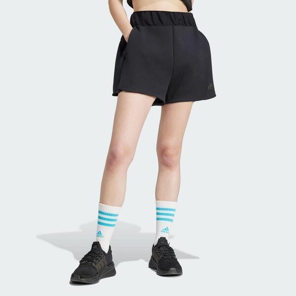 Adidas W Z.N.E. Short IN5146 女 短褲 亞洲版 運動 休閒 高腰 拉鍊口袋 彈性 黑