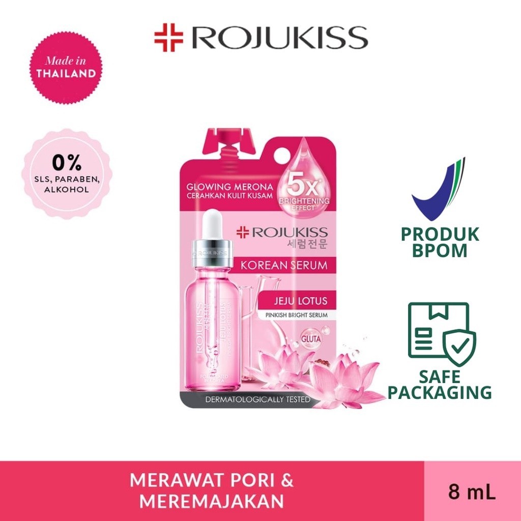 Rojukiss Jeju Lotus 粉紅色明亮精華 8ml BPOM