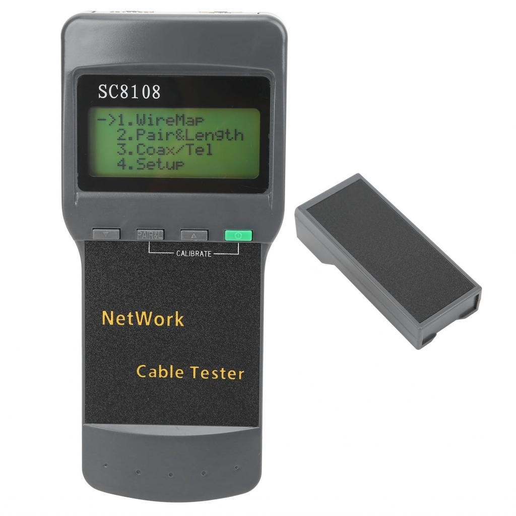 Sc‐8108 互聯網電纜檢查器 RJ45 連續性測試儀 MT8